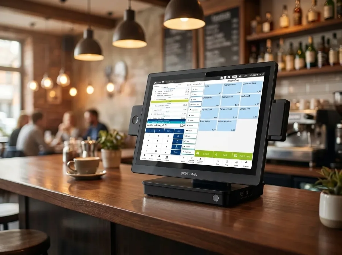 Orderman Magellan Easy Kassensystem mit bluepos® im Café